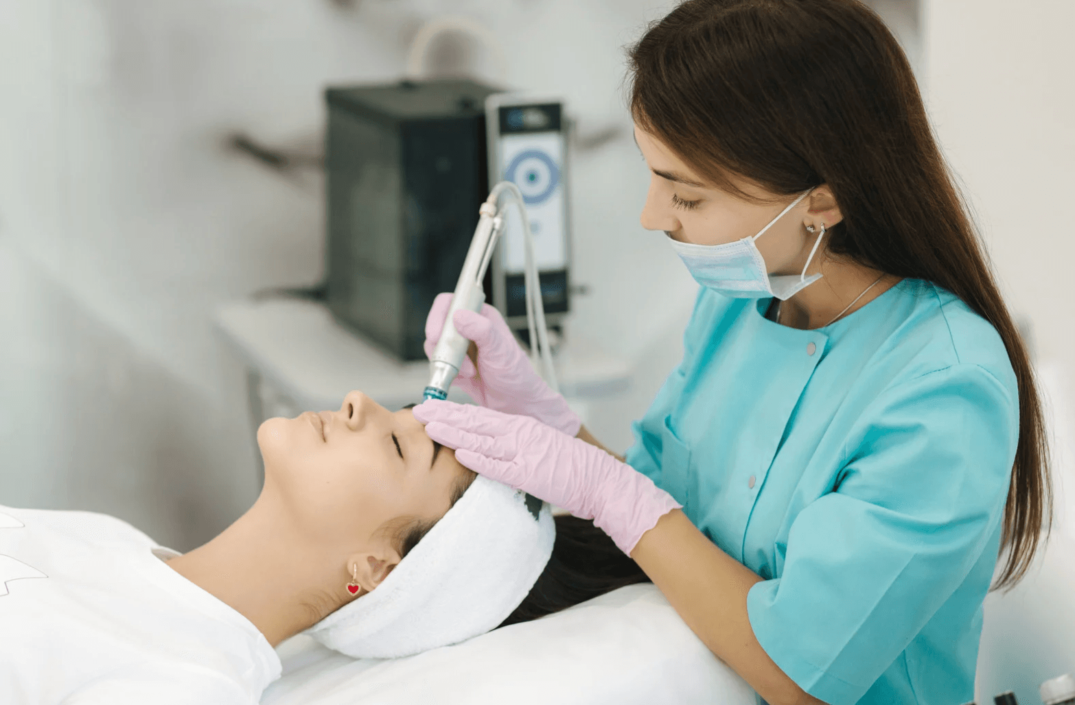 Surgical team in operating room